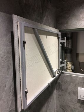 Люк под плитку Нажимной Железяка 800*600 Люк под плитку Нажимной Железяка 800*600