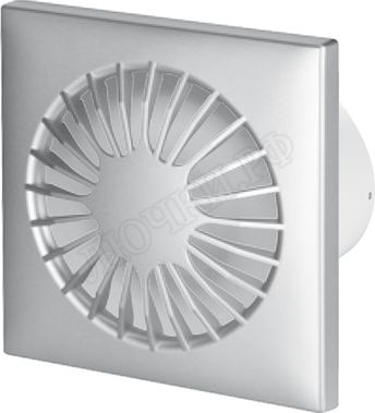 Вытяжной вентилятор Awenta System+, Silent, 100 KWS100M, Omega, POSA100, Серебро (сатин), пластик Вытяжной вентилятор Awenta System+, Silent, 100 KWS100M, Omega, POSA100, Серебро (сатин), пластик