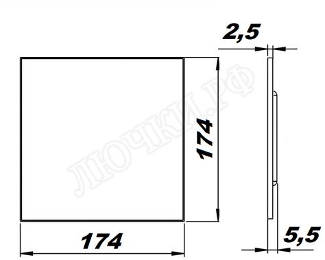 Вытяжной вентилятор airRoxy RMS (MS), матовый алюминий, 01-168 Вытяжной вентилятор airRoxy RMS (MS), матовый алюминий, 01-168